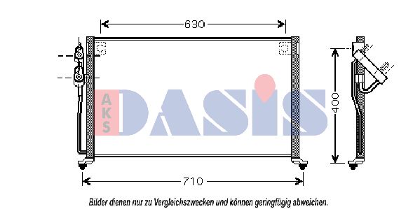 AKS DASIS Lauhdutin, ilmastointilaite 522046N